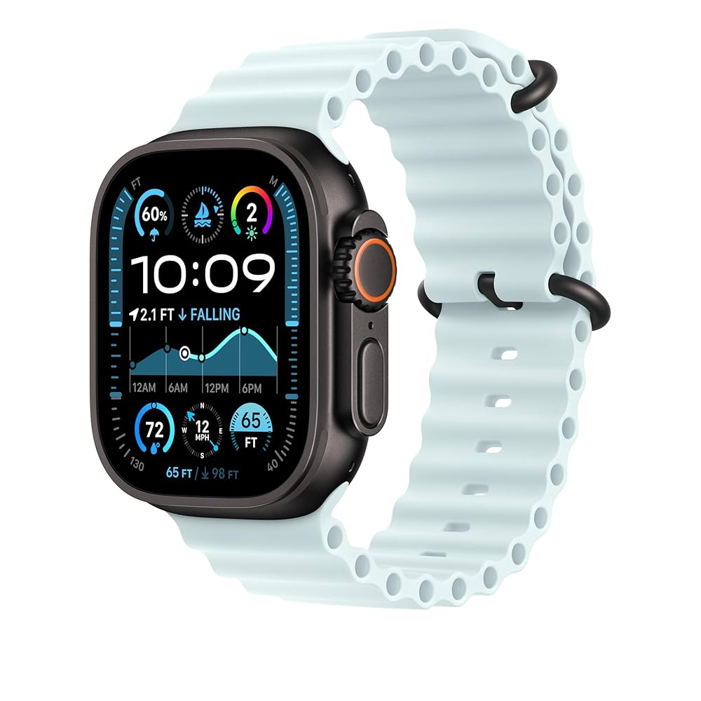 Amazon.com: Apple Watch Band - Ocean Band (49mm) - Ice Blue