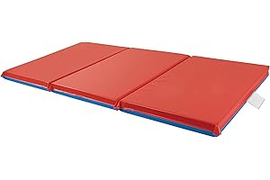Nap Pad for Daycare, School, Camp - 3-Section 2in Folding Sleeping Pad