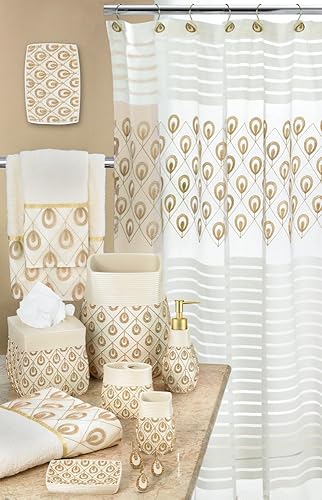 Miniatura 4 de Popular Bath Seraphina Accessories, Contorno de baño, marfil