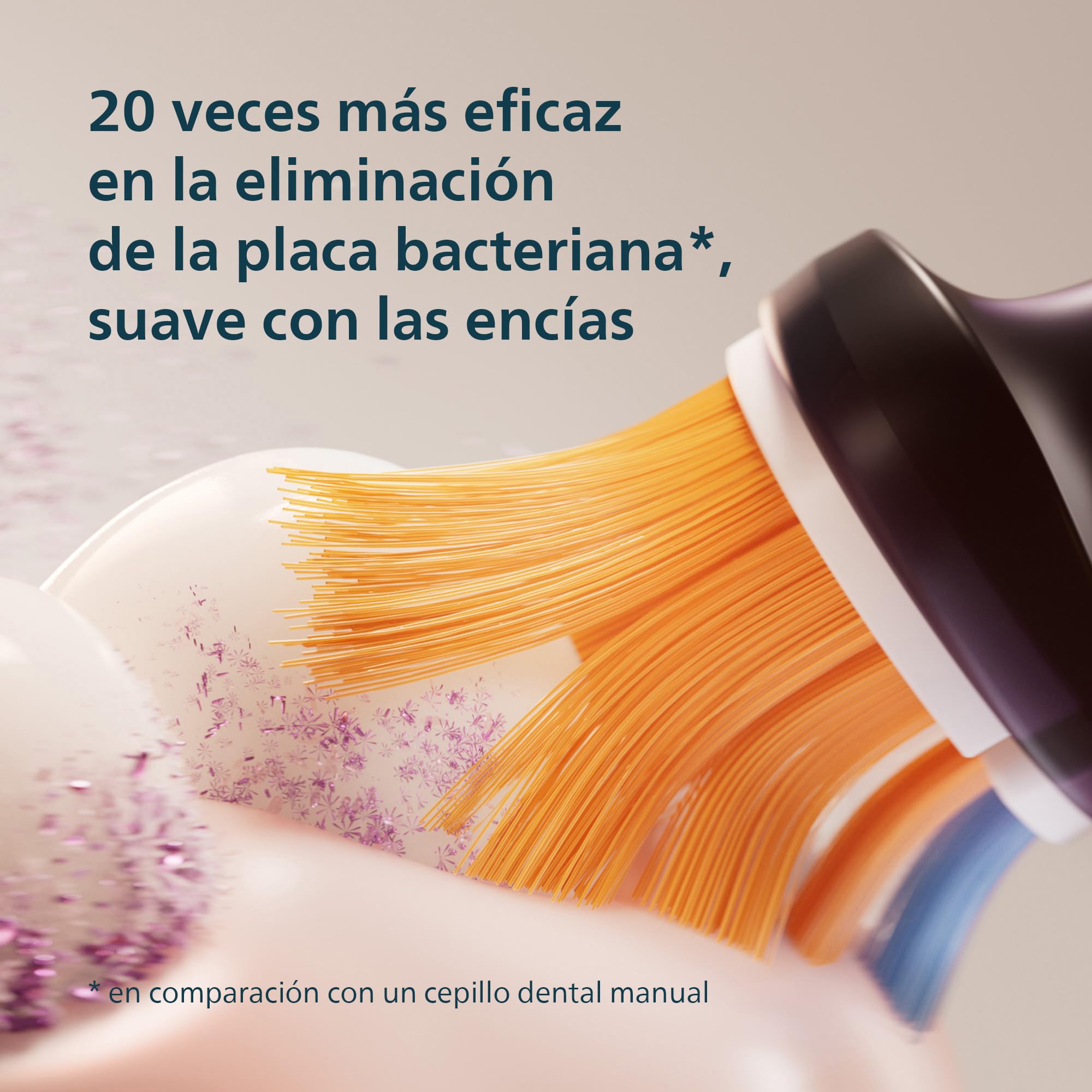 Philips Sonicare DiamondClean 9900 Prestige cepillo dental eléctrico, con tecnología SenseIQ y aplicación, 5 modos de cepillado, estuche de viaje con carga, azul medianoche, modelo HX9992/45