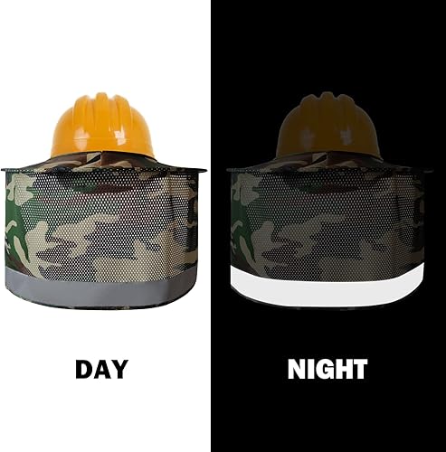 Miniatura 3 de TCCFCCT Hard Hat Sun Shade, Full Brim Neck Shield, 2Packs, Hard Hat Not Included