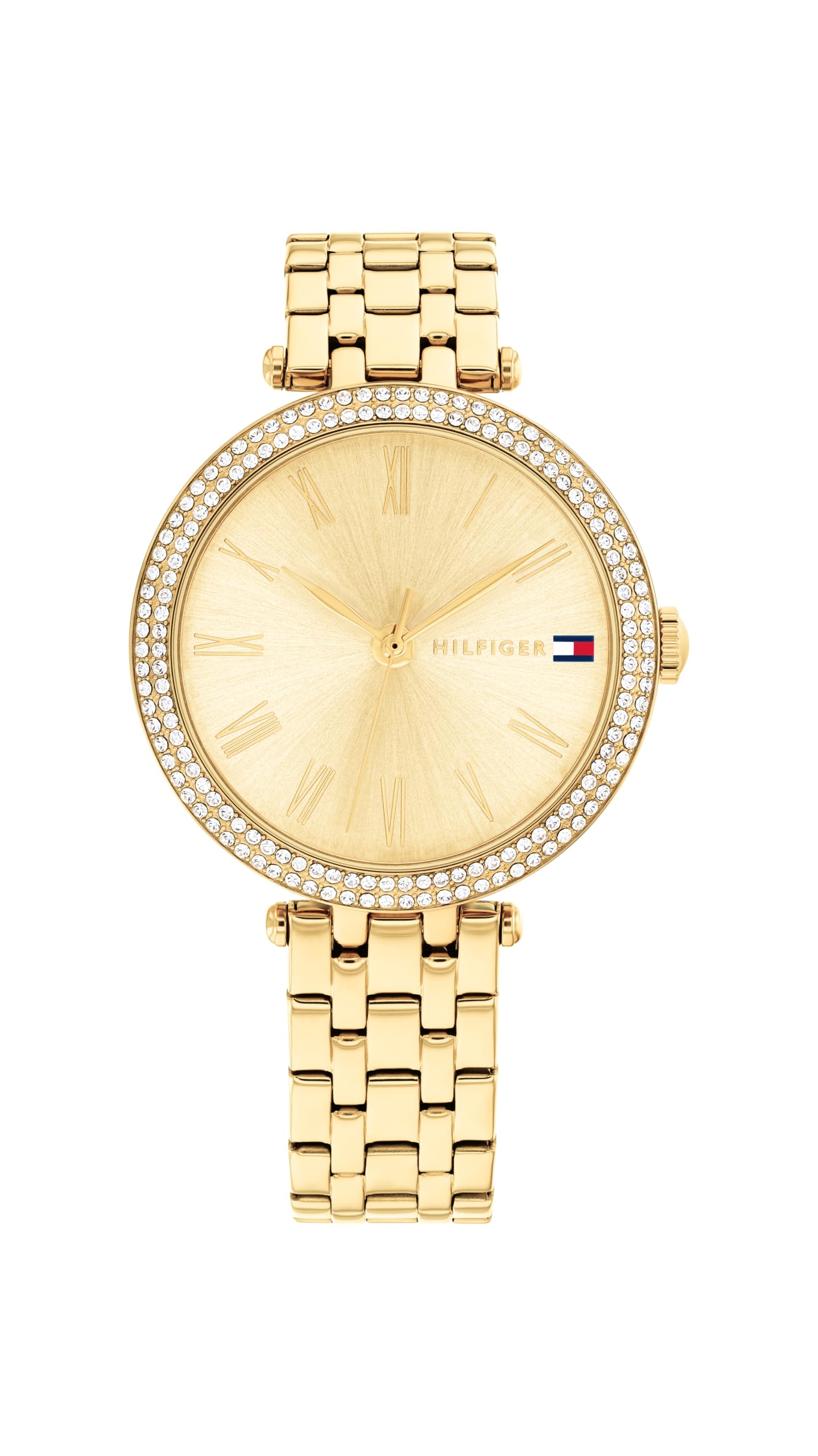Tommy Hilfiger Uhr mit DREI-Zeiger-Quarzwerk für Damen mit Edelstahlarmband – Verfügbar in Roségold, Silber, Gold oder Bicolor