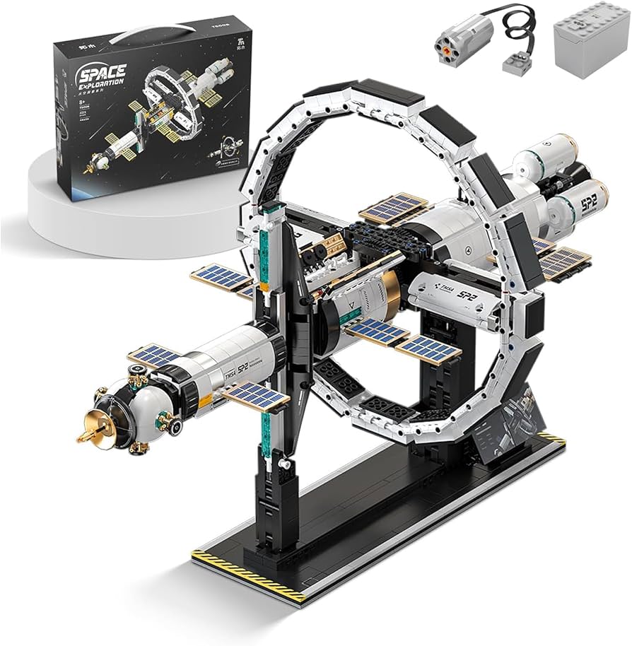 TUOMU International Space Station Building Blocks Set, 2221 PCS