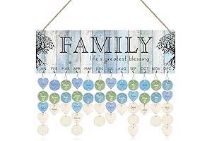 DIY Family Reminder Calendar Board by TOARTi - A Timeless Treasure for Your Cherished Memories
