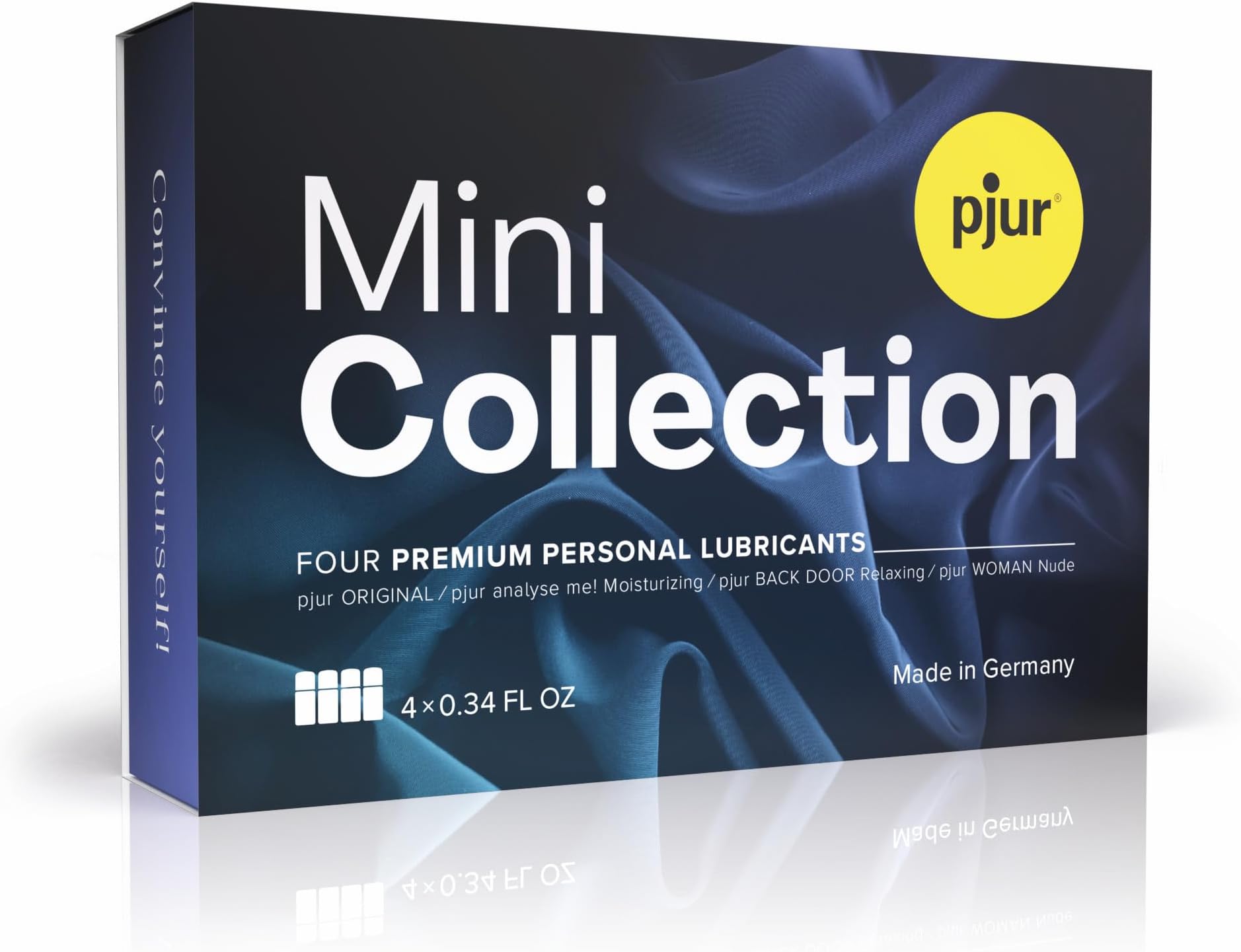 Mini Collection, Personal Lubricant Collection for Women, Men & Couples - 4 x 10ml / 1.4 fl.oz