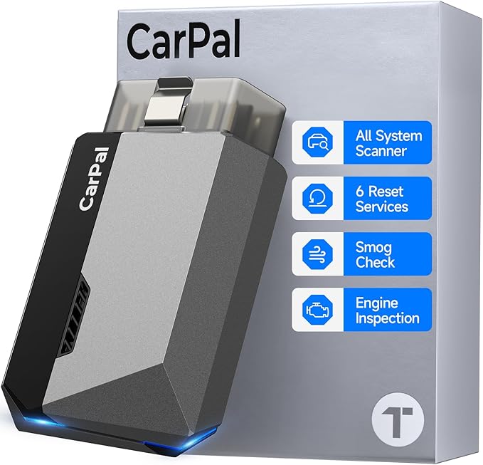 Review of TOPDON CarPal-A OBD2 Code Reader Bluetooth, All System OBD2 Scanner for iOS & Android, Vehicle Health Check, 6 Maintenance Services, Smog Check, Repair Guide, 1 Year Free Update