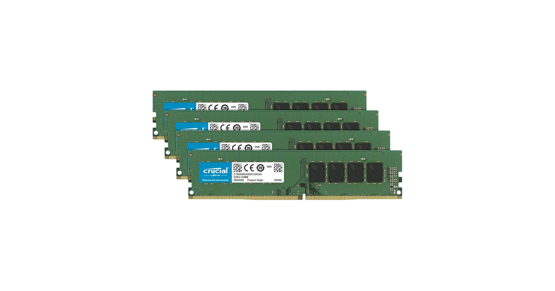 Crucial 32GB DDR4 メモリキット Crucial 32GB Kit (16GBx2), 288-pin DIMM, DDR4 PC4-19200, at