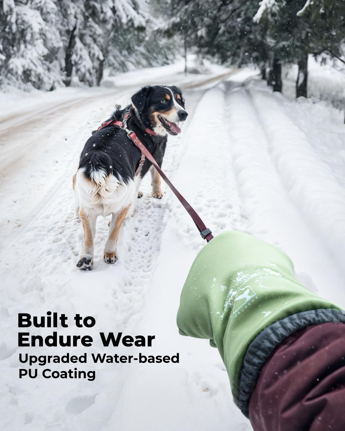 toolant Waterproof Winter Gloves, Balaena Freezer Gloves for Light Duty & Outdoor Adventure, Hiking, Gardening, Washing (GREEN, LARGE) - Image 3