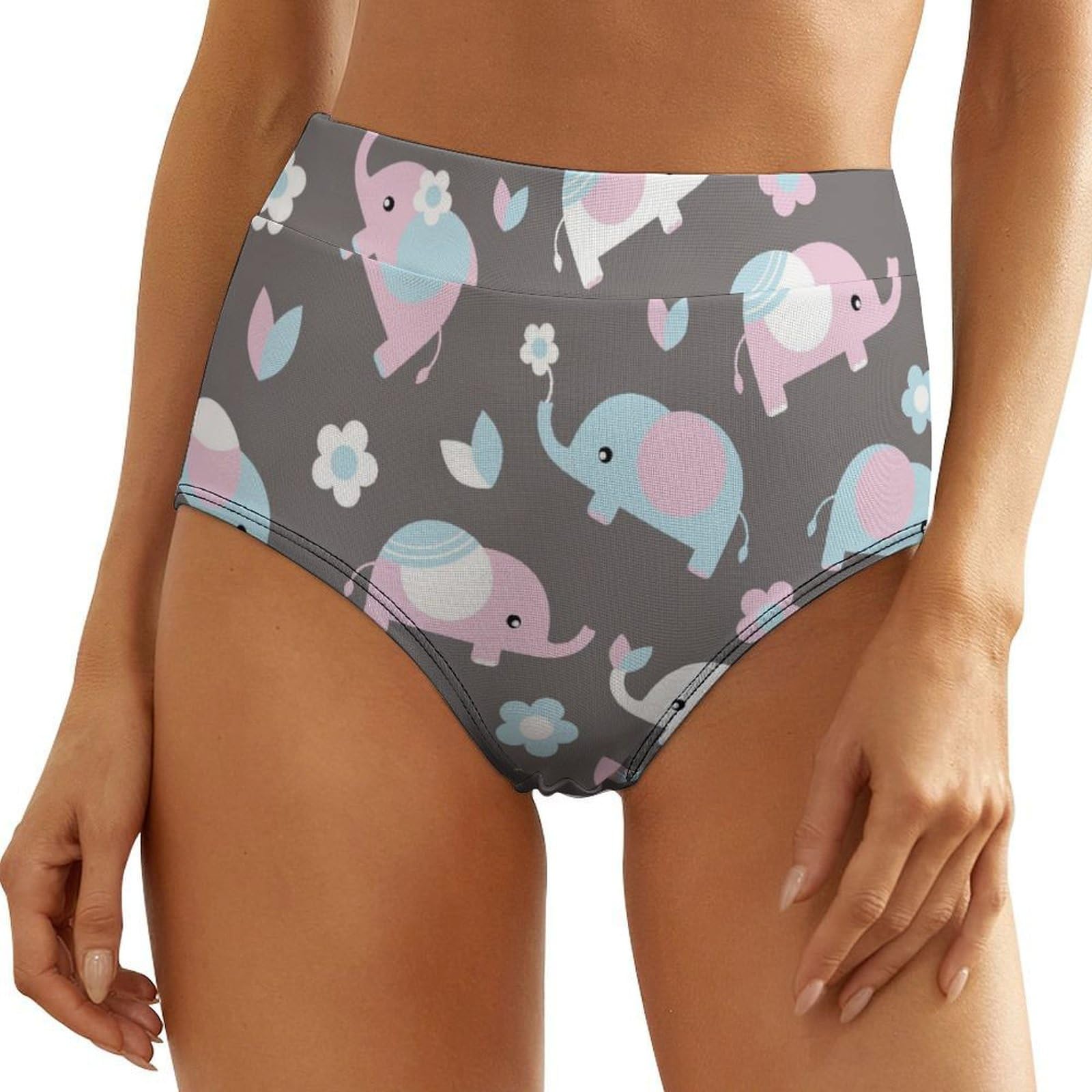Women Briefs Elephants Soft Underwear Bikinis Panties For Ladies