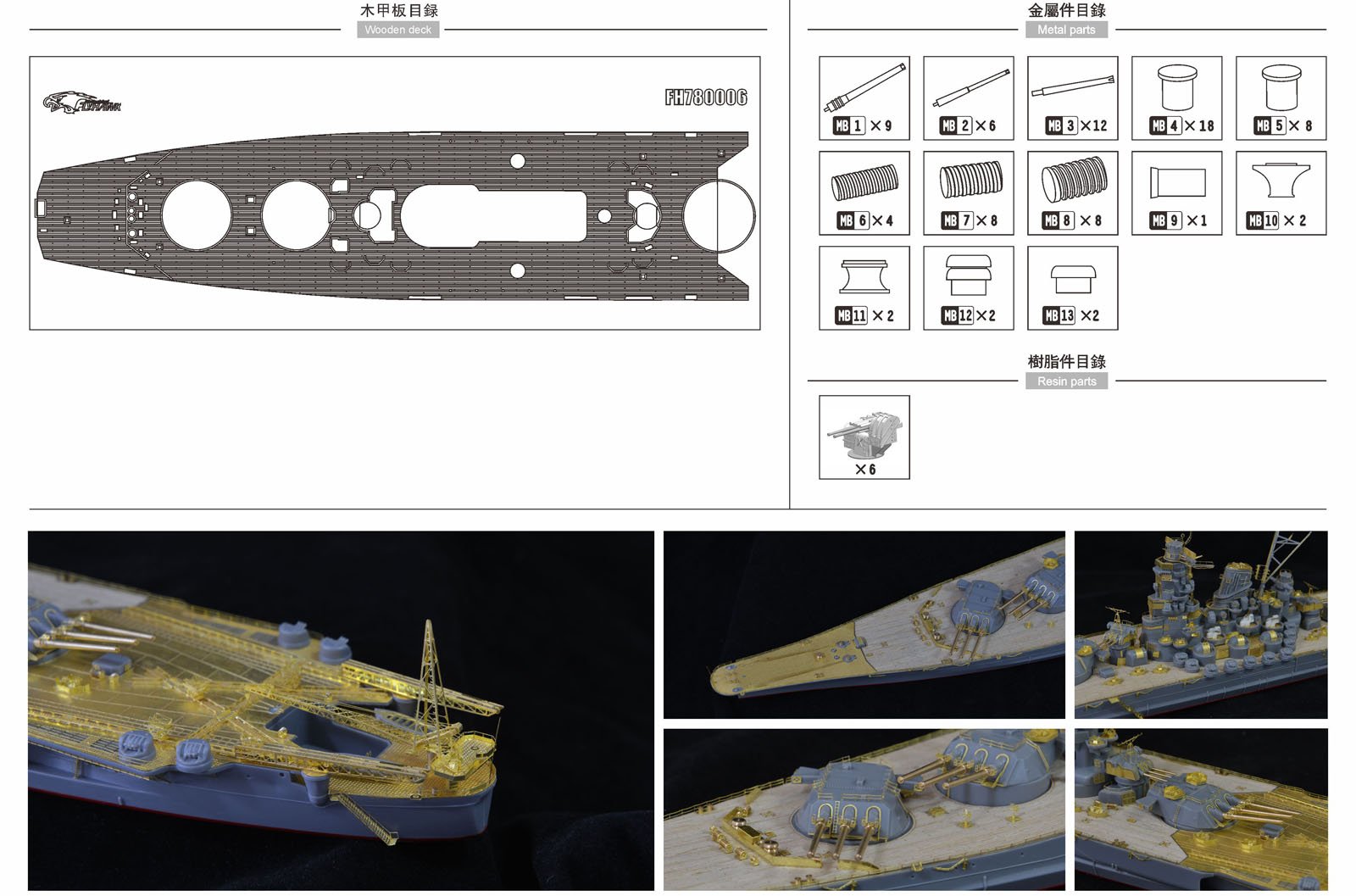 Amazon | 1/700 日本海軍戦艦大和 ディティールセット