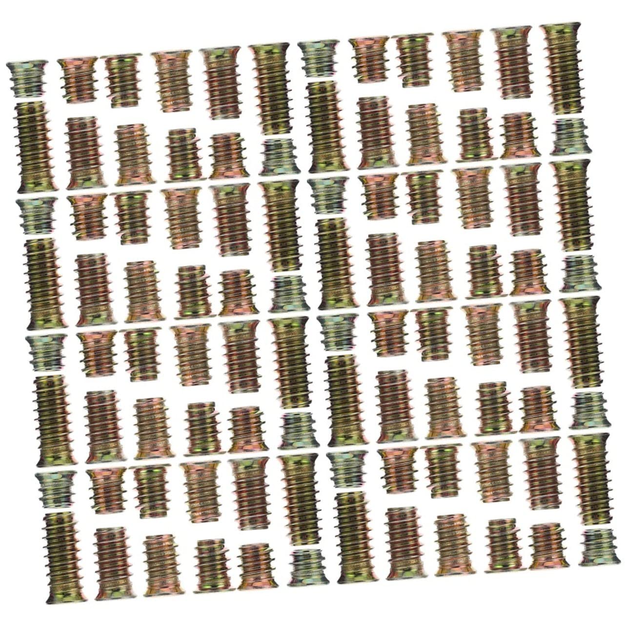 Cabilock 234pcs Threaded Insert Nuts with Spanners for Furniture Assembly and DIY Projects Lock Nut Smooth Surface No Slip Design Compatibility