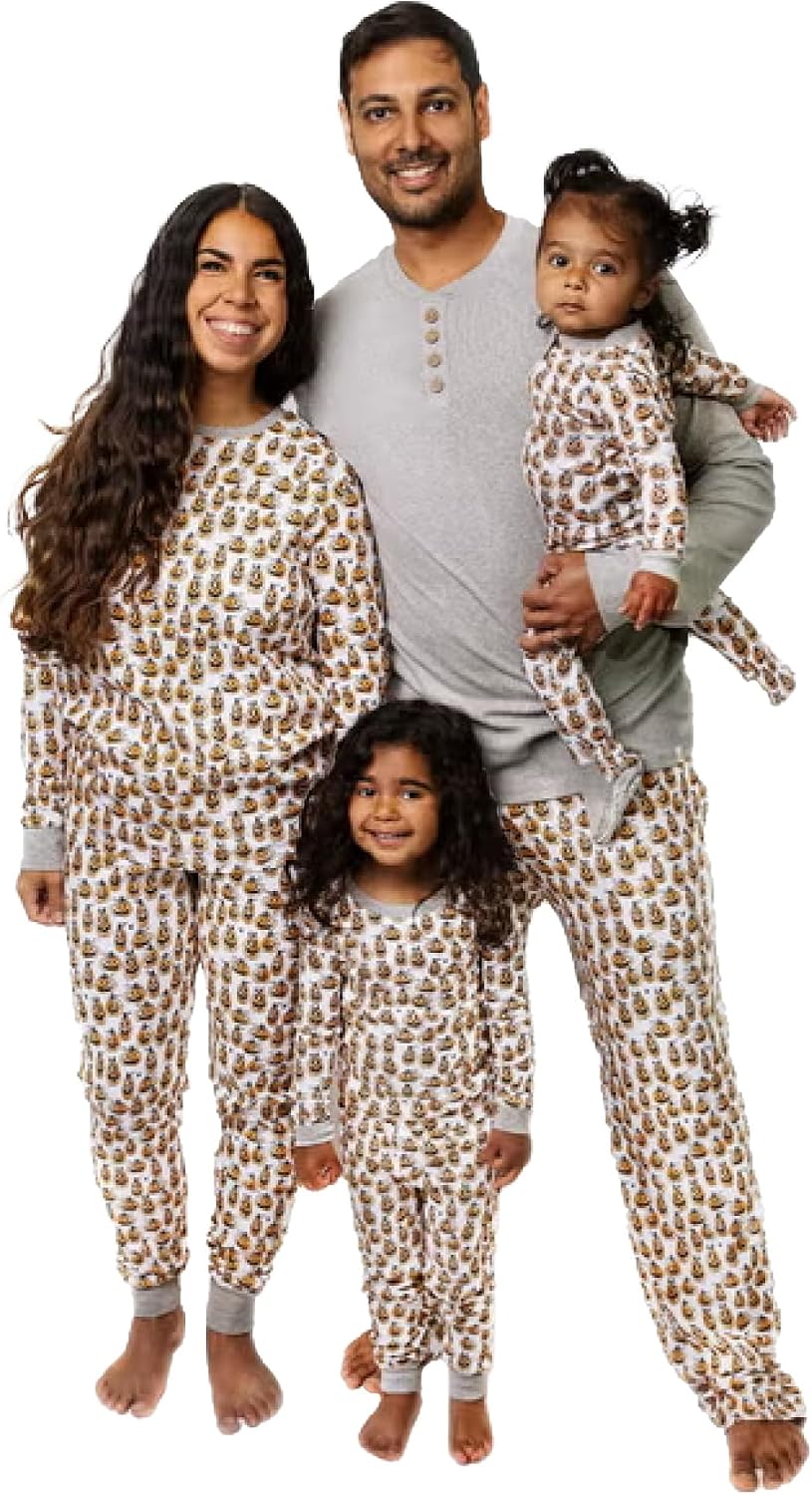 Burt's Bees Baby Baby girls Family Jammies, Matching Holiday Pajamas, Organic Cotton Pjs Pajama Set