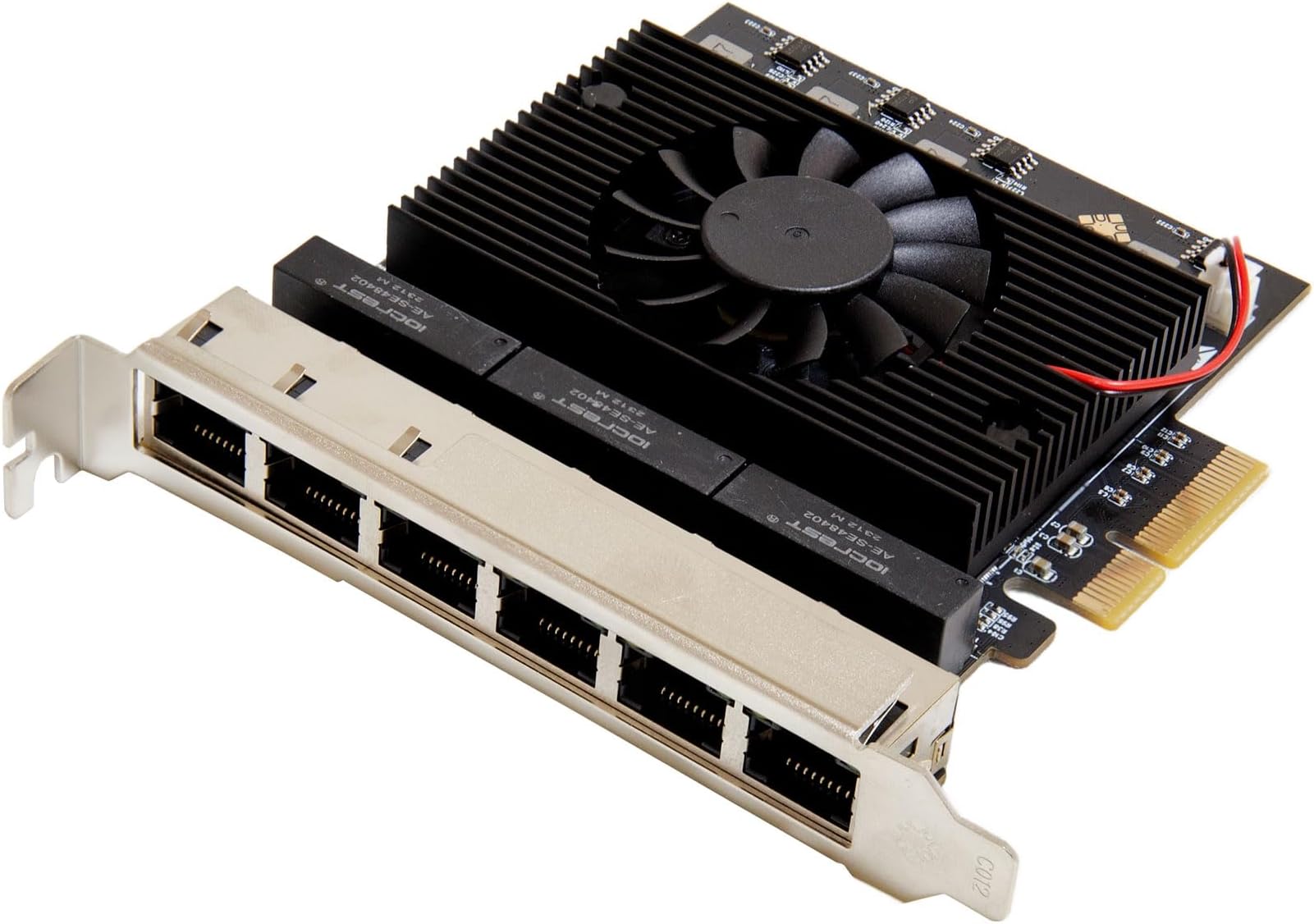 IO Crest 6 Port 2.5 Gigabit PCI-e x4 Ethernet Network Card