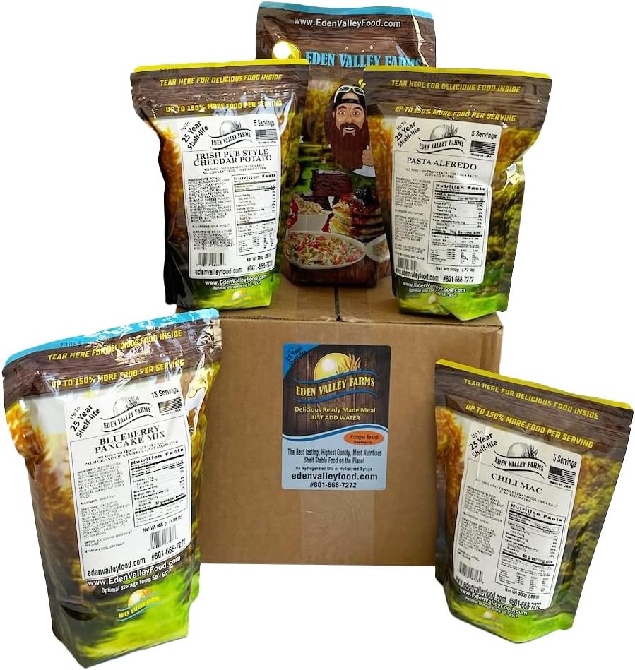 72 Hour Long Term Emergency Food Supply Kit - Eden Valley Farms