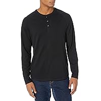 Amazon Essentials Camicia Henley da uomo a maniche lunghe vestibilità regolare (disponibile)
