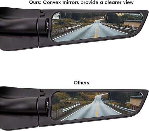 Miniatura 6 de Espejos retrovisores de carreras para motocicleta, espejos 360 rotativos y sigilosos, compatibles con Honda CBR300R CBR500R CBR600RR CBR1000RR,