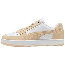 Puma Caven 2.0 Mono Sneaker Unisex, Puma Tela Bianca Puma Gold, 38 EU