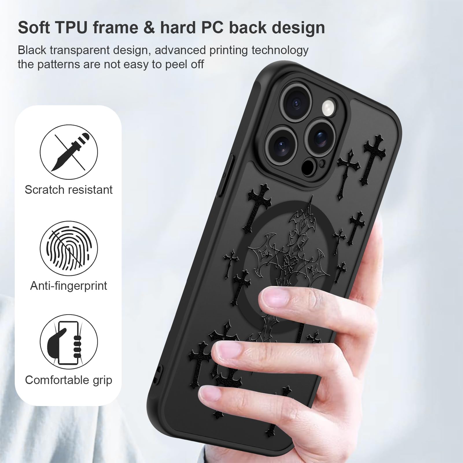 Amazon.com: KANGHAR Magnetic Designed for iPhone 15 Pro Max Case