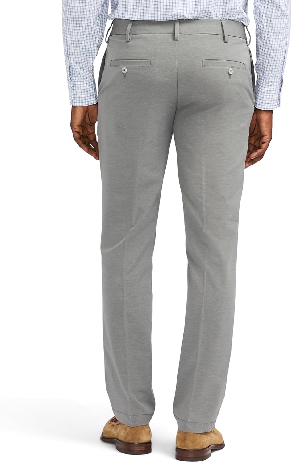 Izod Mens Non-Iron Stretch Straight Fit Flat Front Traveler Chino Pant - Image 3