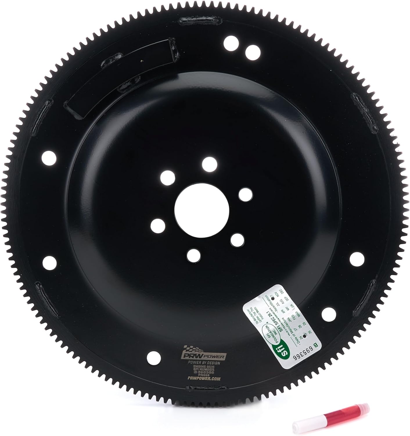 PRW Industries Flexplate, Pro Series, 157 Tooth, SFI 29.1, Steel, External Balance, 2-Piece Seal, compatible with Small Block Ford, Each