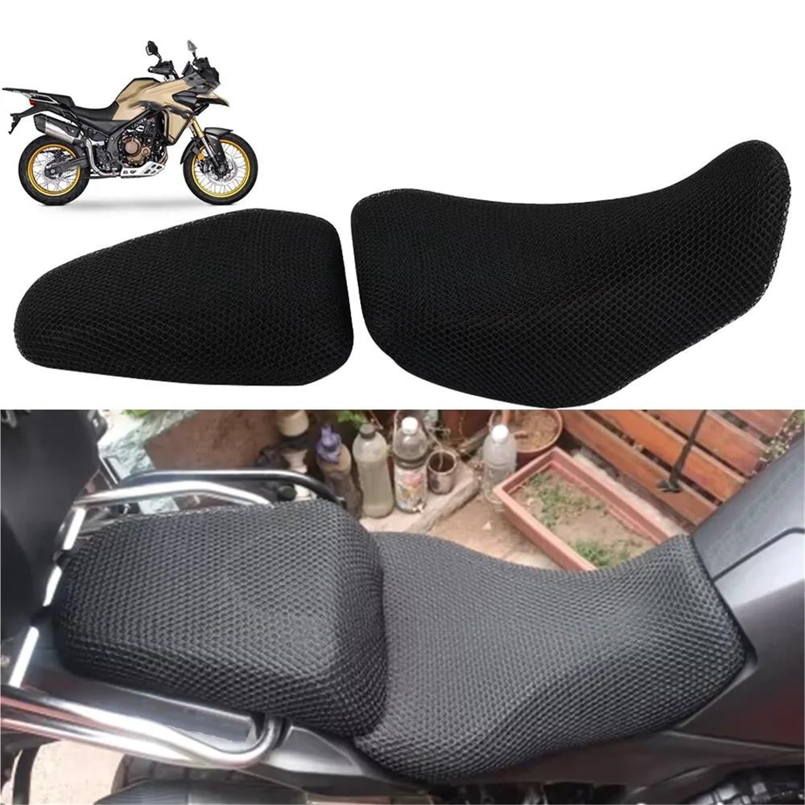 Funda De Asiento De Malla para Motocicleta, Accesorios para VOGE DS625X, 625DSX, DSX625, DSX 625, DSX 625X Funda de Asiento Transpirable