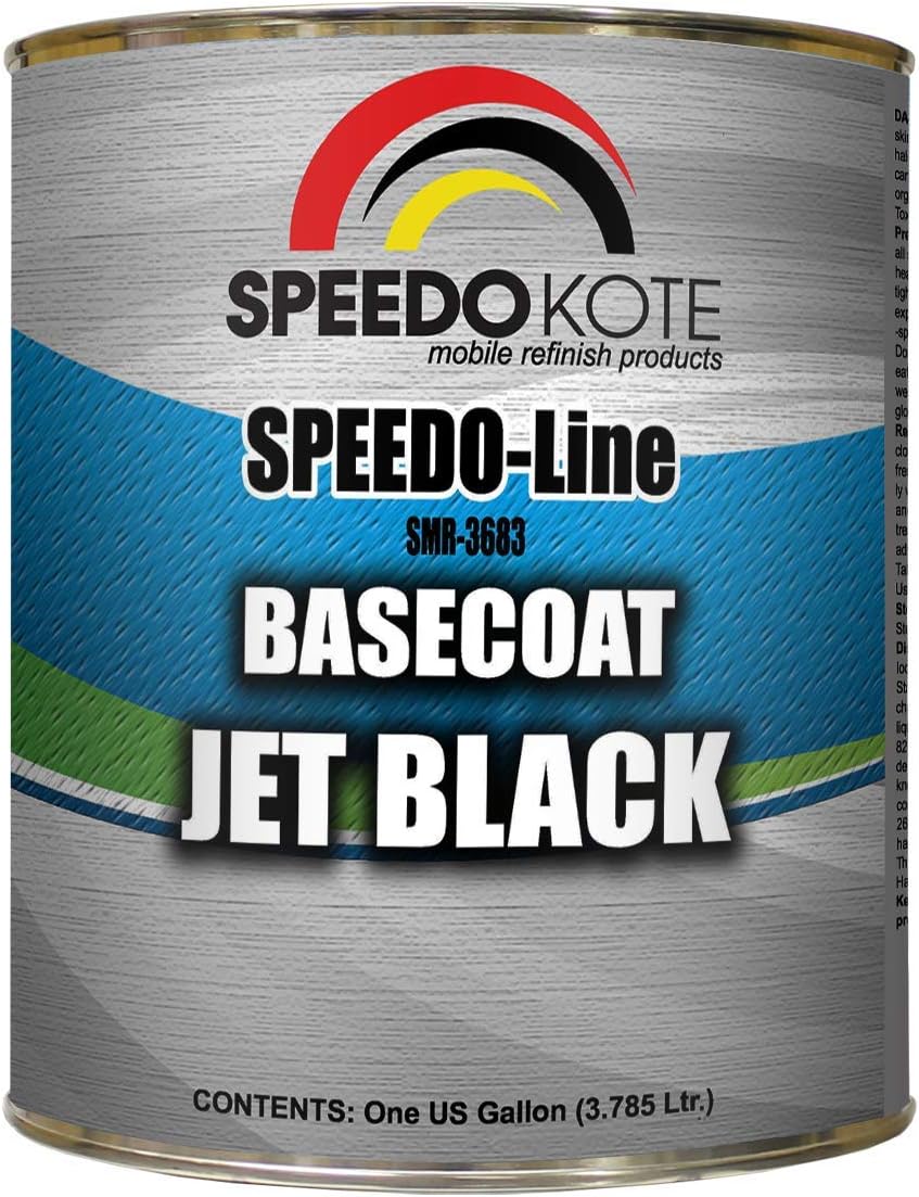 Base Coat Black automotive base coat, One Gallon SMR-3683
