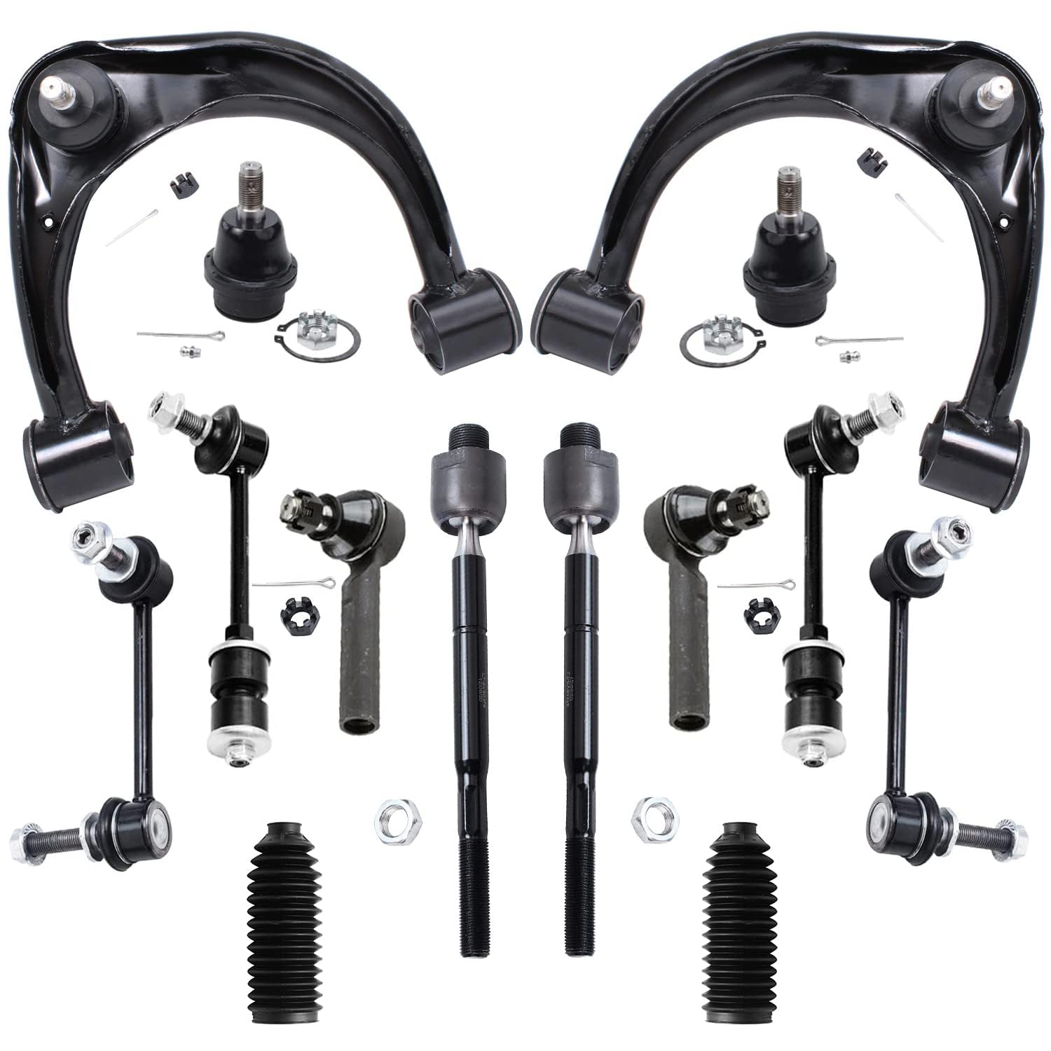 Detroit Axle - Front End 14pc Suspension Kit for 2003-2009 Toyota 4Runner