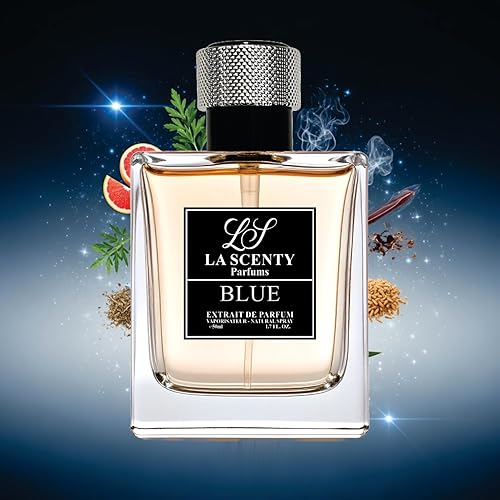 Miniatura 6 de Azul  Inspirado en BLEU DE C.hanel para hombres (1.7 onzas  1.7 fl oz)  Extrait de Parfum  Aroma aromático fresco de madera de larga duración