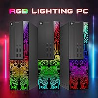 Vista 3 de Dell Optiplex - Computadora de escritorio pequeña (SFF), Intel i5 de cuatro núcleos (3.2 GHz), RAM DDR3 de 16 GB, SSD de 512 GB, GeForce GT 1030 2GB