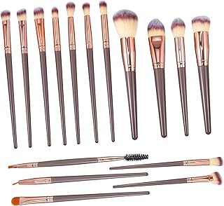 Juego de 16 brochas de maquillaje para sombra...