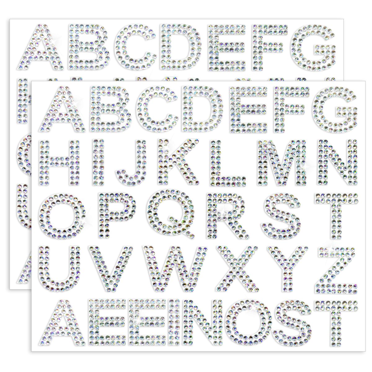 208 Autocollants Alphabet Scrapbooking,Lettre Autocollante En