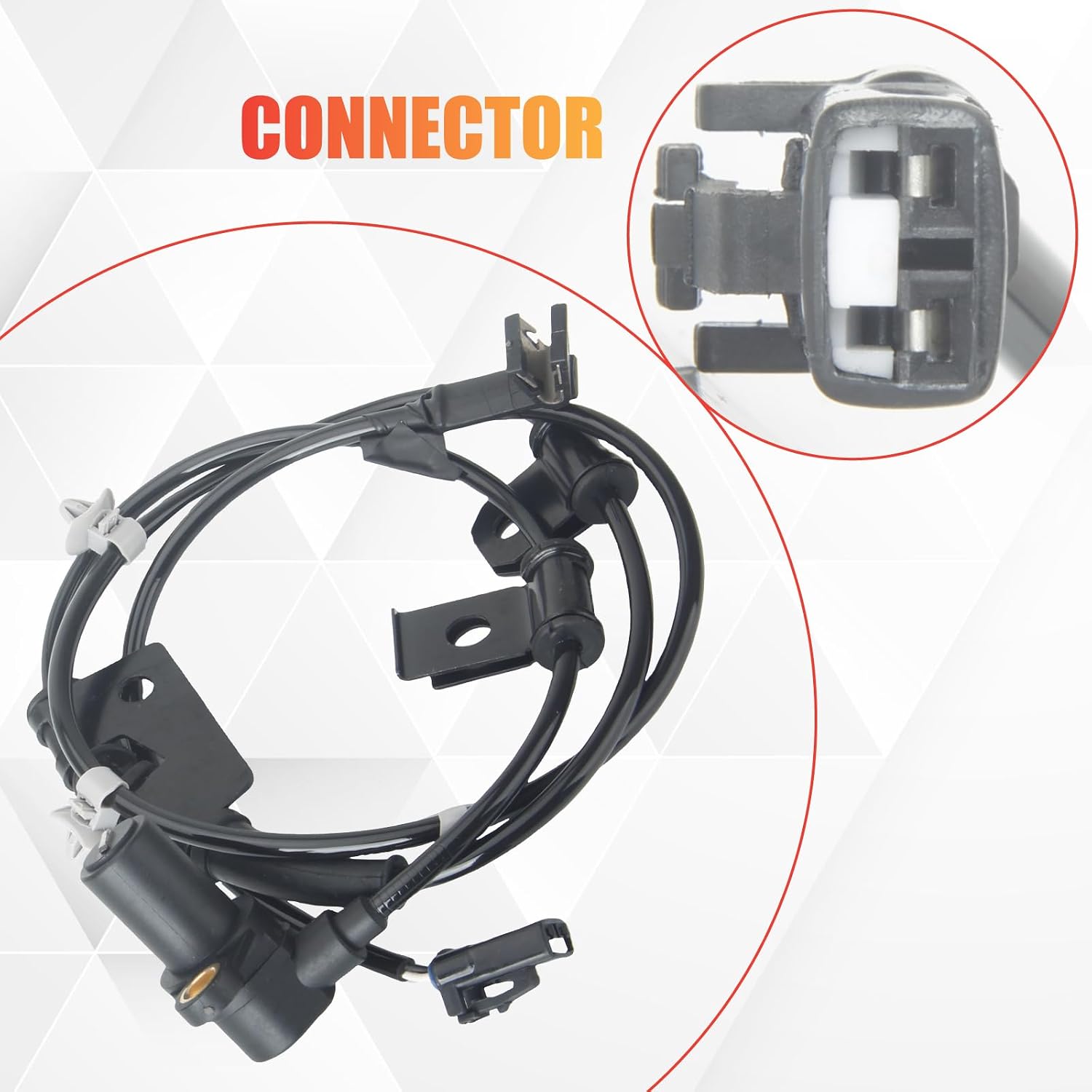 ALS573 Front Right ABS Wheel Speed Sensor Compatible with Elantra 2001 2002 2003 2004 2005 2006 2.0L L4