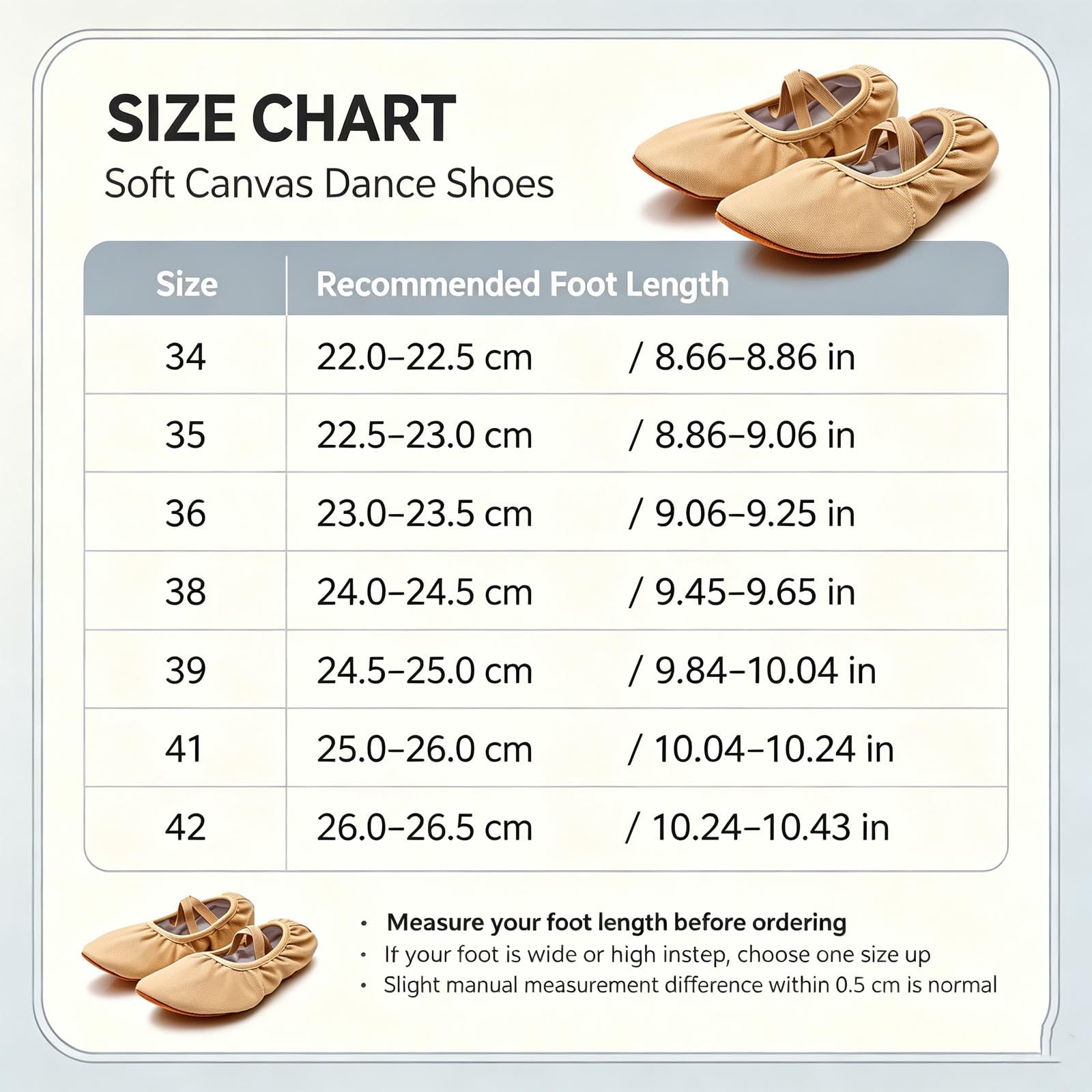 Ballettschuhe Damen Canvas Tanzschuhe Mit Ledersohle Ballettschläppchen, 42
