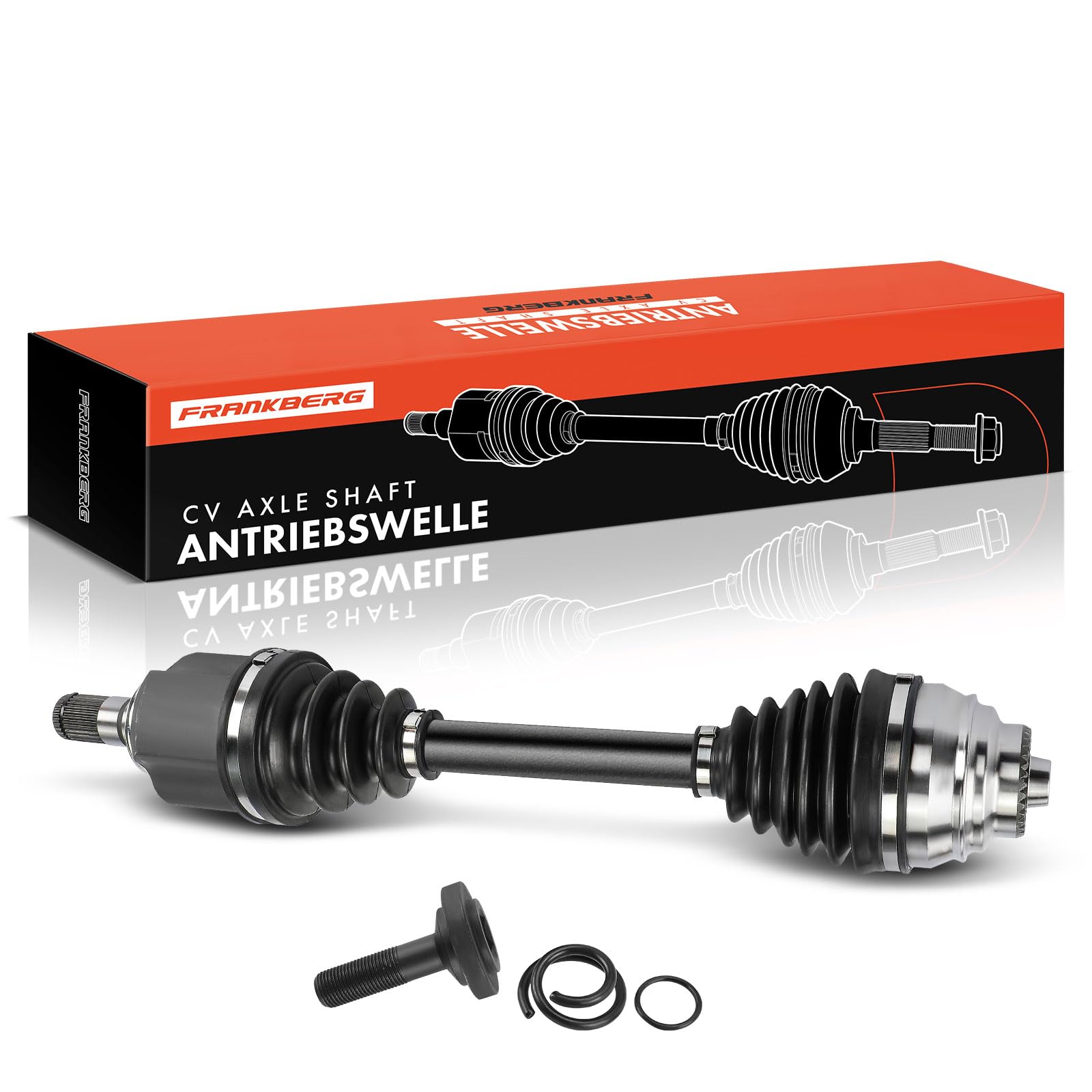 Frankberg Eje motriz Eje de transmisión AT Eje delantero Izquierda Compatible con 2 Active Tourer F45 218-225 2.0L 2 Gran Tourer F46 218-220 2.0L X1 F48 18-25d 2.0L Replace# 31608643375