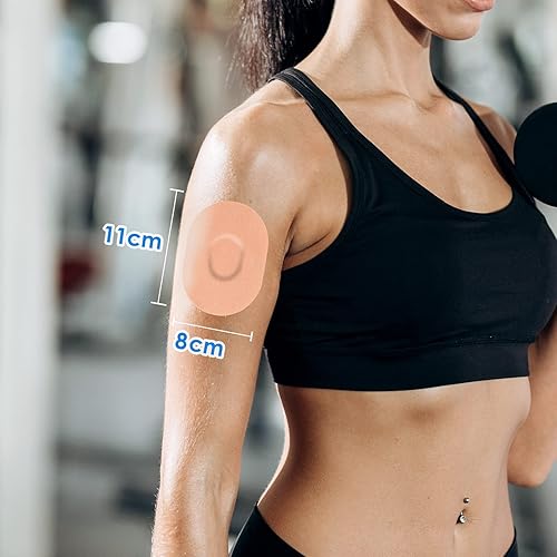 Miniatura 4 de YOUSHARES - 20 parches adhesivos Dexcom G6, protección de monitor de fijación de 10 a 14 días de larga duración, calcomanías CGM impermeables para