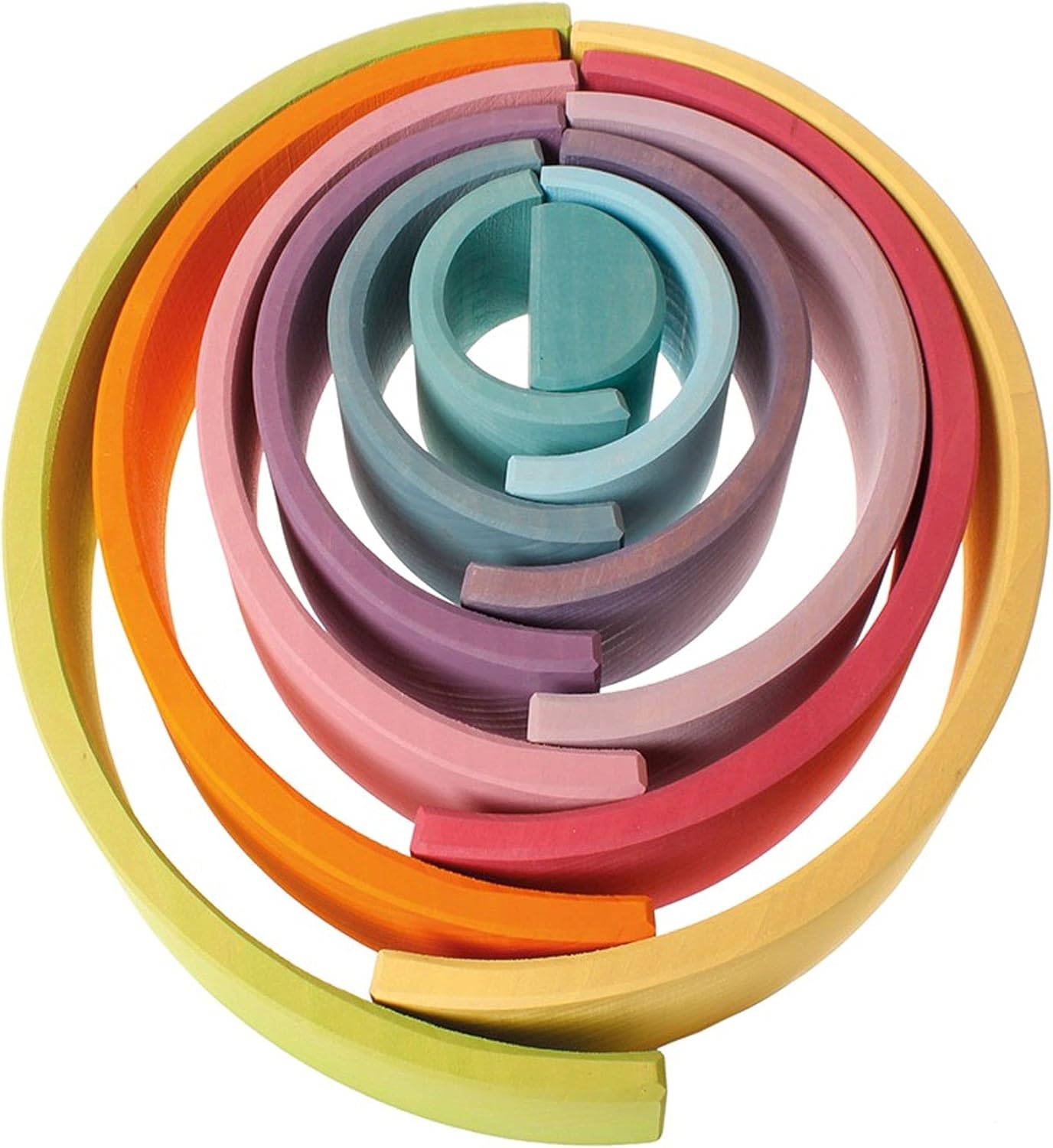 Grimm's Wooden Rainbow Pastel (Pack of 12)