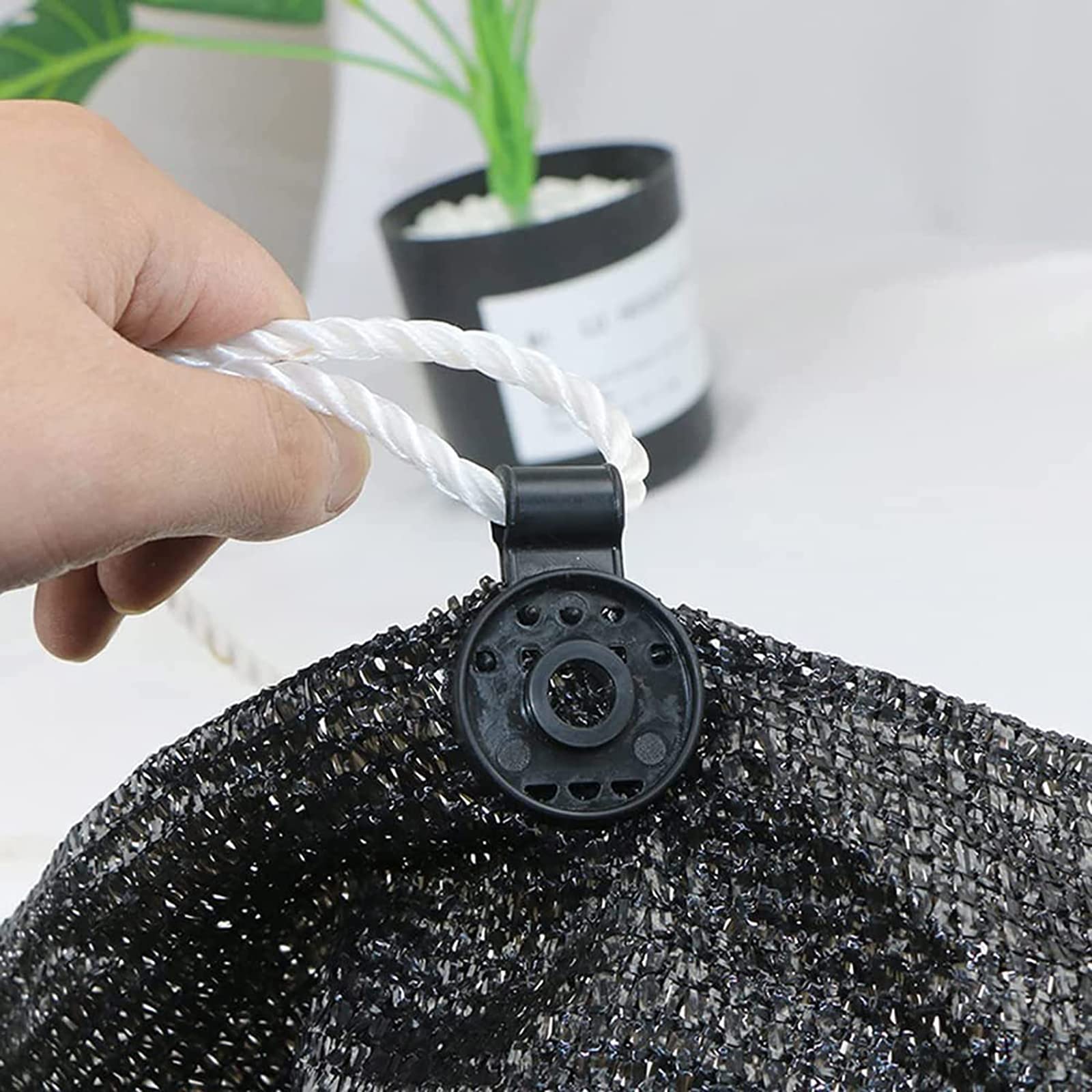 Schattentuch, 80% UV-Block, atmungsaktive Schattenabdeckung mit festem Clip-Bezugsstoff für Blumen, Pflanzen, Terrasse, Rasen, Sonnensegel,3.6 * 3.6 * 3.6m/11.8 * 11.8 * 11.8ft