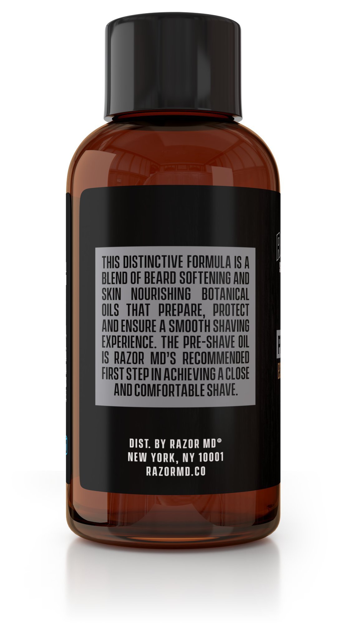 Razor MD Pre Shave Beard Oil for Men with Sensitive Skin, Every Day Shaving Tools for Men, Sandalwood Scent, 2 fl oz