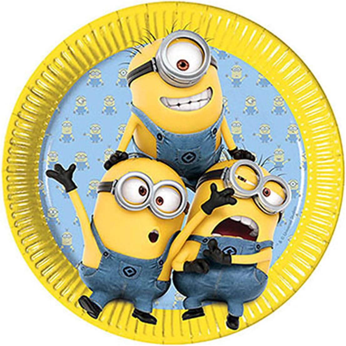 Universal Despicable Me Minions Paper Plates 23cm 8CT
