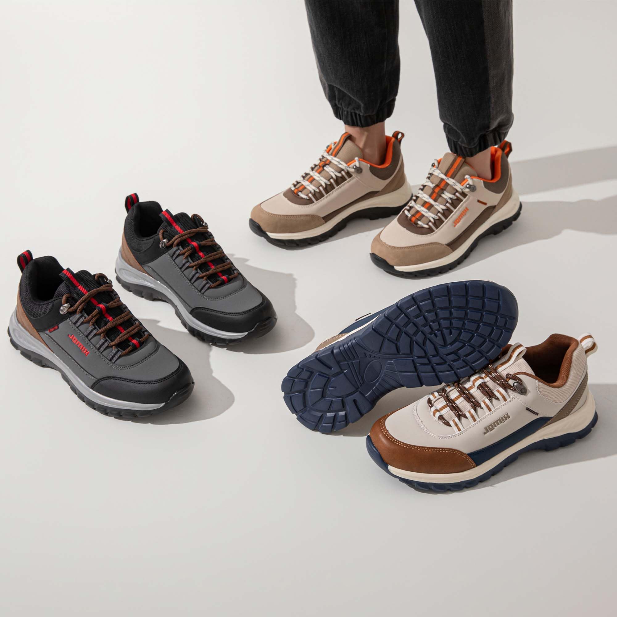 JOMIX Chaussures de Randonnée Homme Baskets de Sport Confortables Chaussures de Marche Légères pour Trekking Voyage Travail et Extérieur