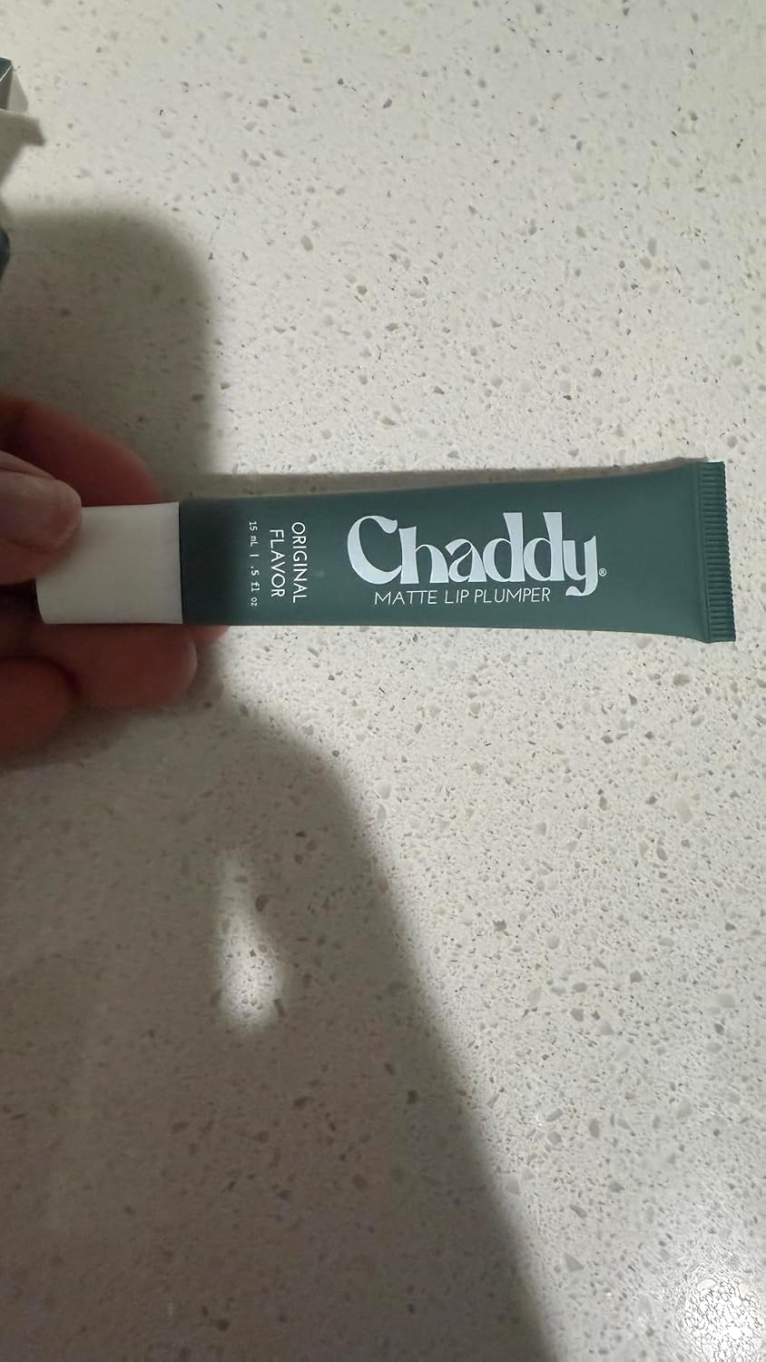 Chaddy Matte Lip Plumper - Hydrating Lip Plumper with Hyaluronic Acid | Plumping Lip, Natural Lip Care and Enhancer - 0.5 fl.oz (Original Flavor)