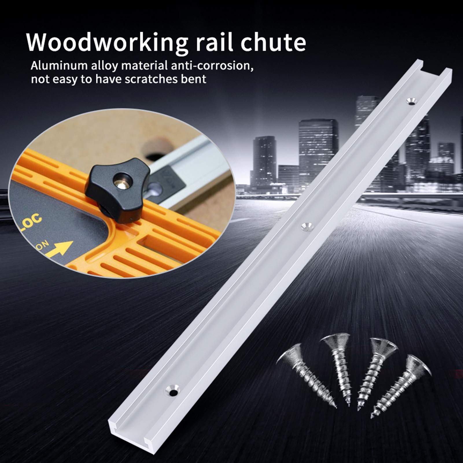 Woodworking T Slot Stopper Miter Gauge Fence Conne... - Vicedeal