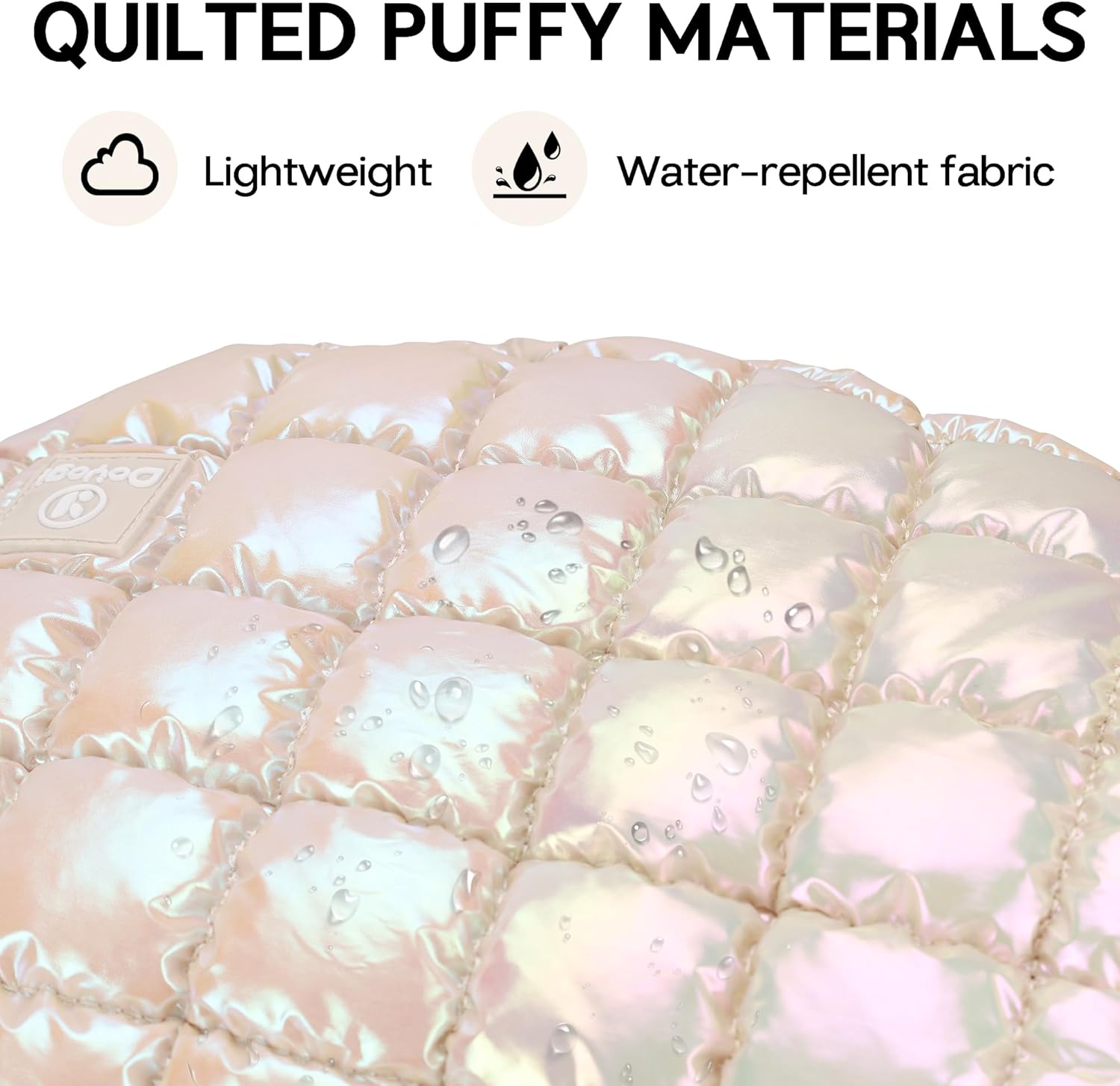 Puffy Tote Bag Lightweight Padding Hobo Bag Dazzling Shoulder Bag Soft Crossbody Bags Quilted Tote Bag - Image 4