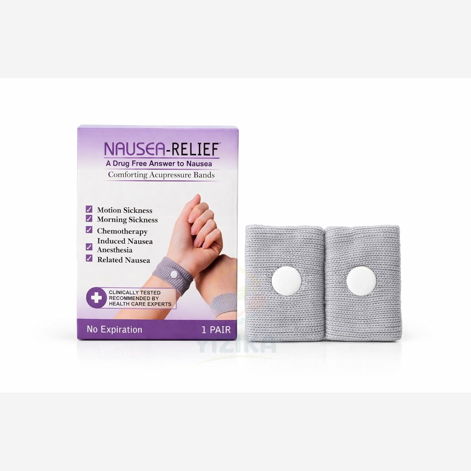 Yizika Anti-Nausea Wristbands – Acupressure Motion Sickness Relief Bands for Travel, Sea, Car, Air & Morning Sickness, Anx... - Review, Price and Buying Guide