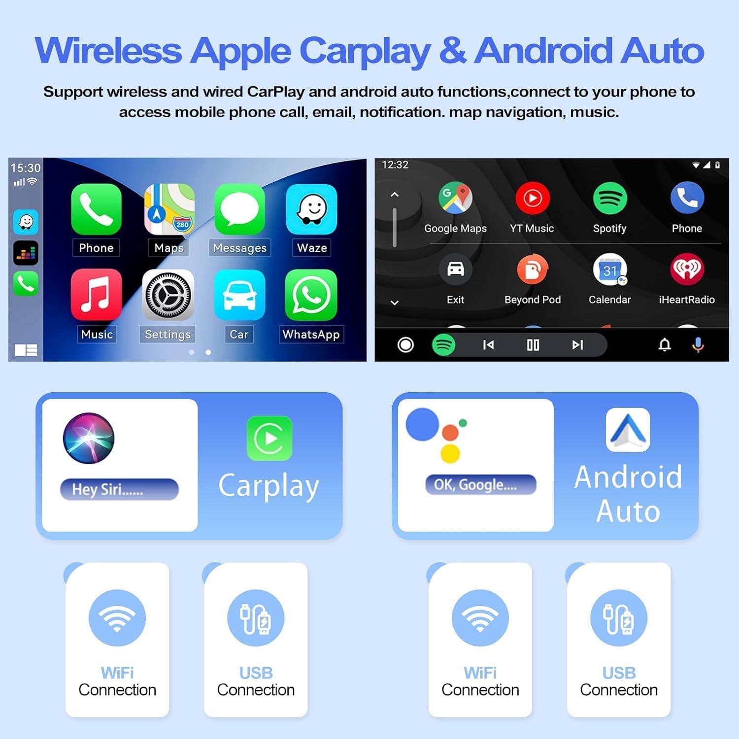 【8+256 GIGA】Car tablet Android 15 Compatibile Con je ep Renegade 2014-2022 Carplay integrato Wireless Android Auto Autoradio Stereo 9 pollici GPS navigatore WI-FI Bluetooth MirrorLink
