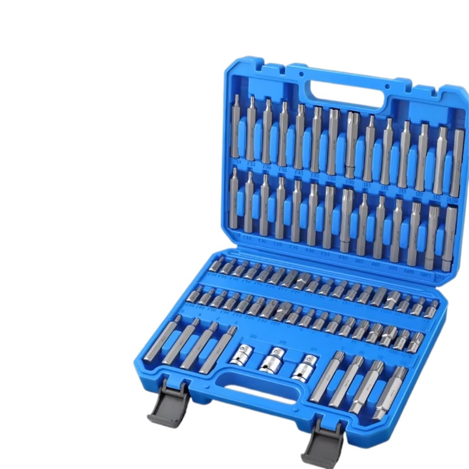 Juego de Llaves Carraca Juego 75 Puntas Destornillador Pc Juego Puntas Destornillador De Estrella Juego Torx Hexagonal De 12 Puntos Destornillador Phillips Adaptador De Enchufe