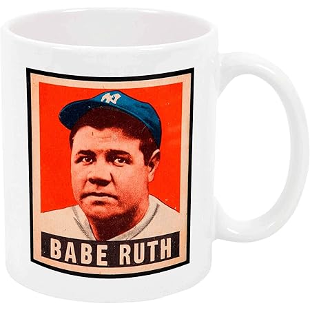Amazon.com: Bouncing Brick Designs Babe Ruth Coffee Mug - Classic ...