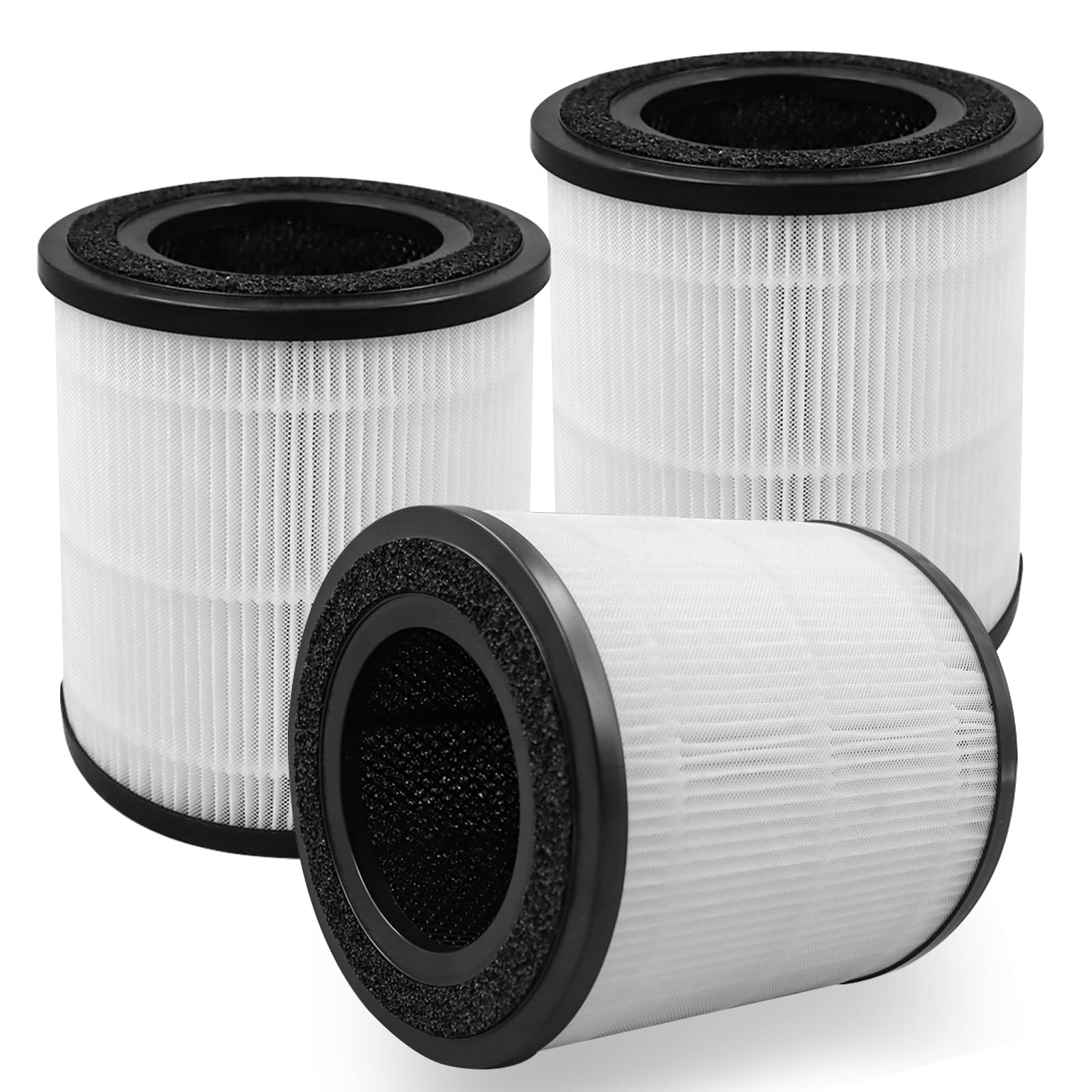 3139A Filter Replacement Compatible with BISSELL MYair Pro 3139A # 3139B # 3069, H13 Activated Carbon 4-Stage Filtration Air Clean Dust VOCs Odor