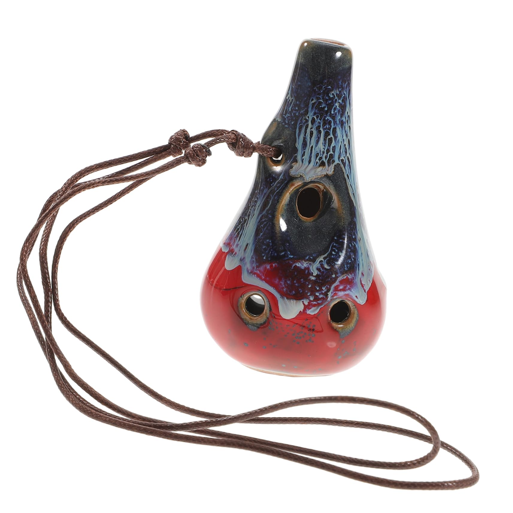 VANZACK Ceramic Ocarina Portable Wind Instrument for Beginners Durable Design for Music Learners and Enthusiasts