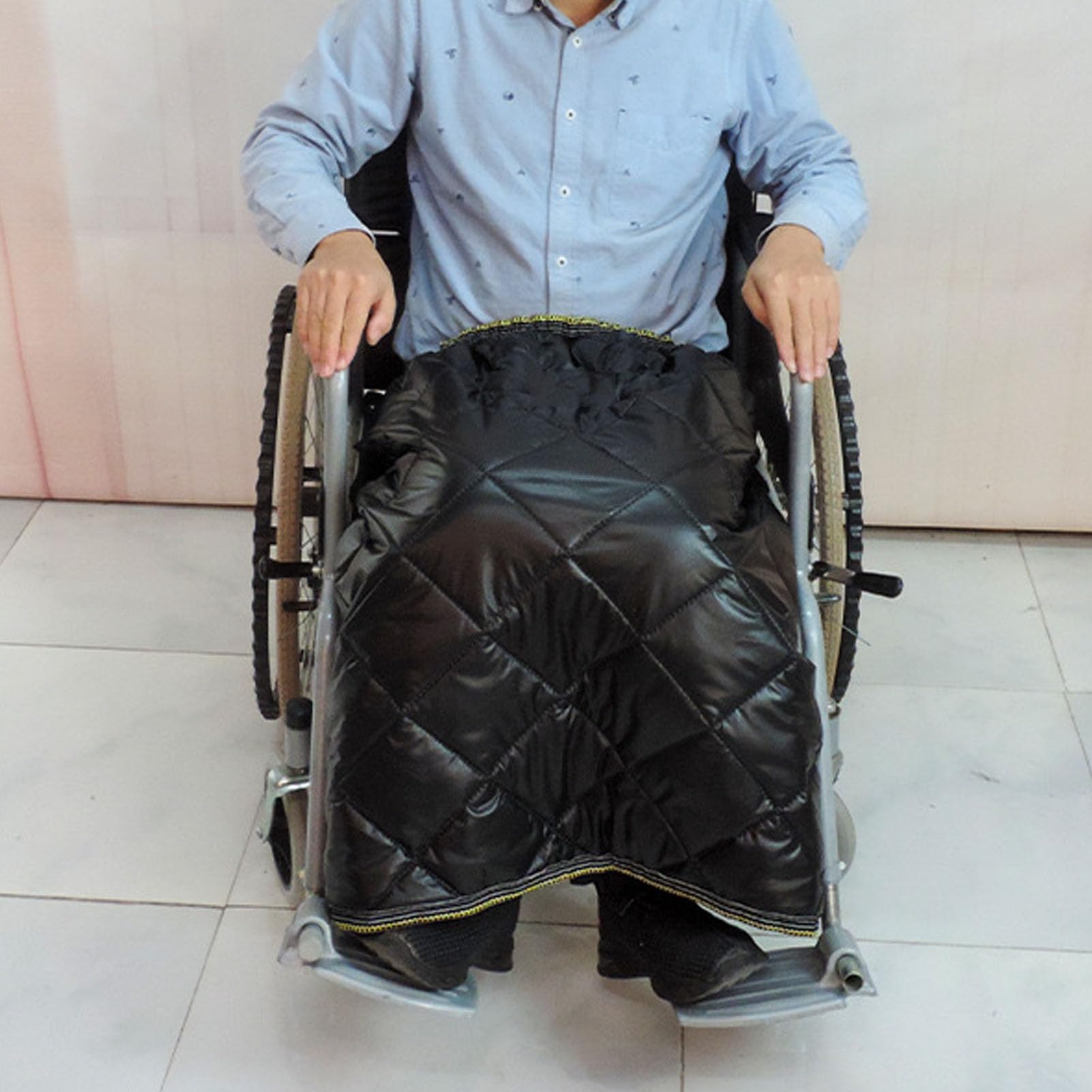 Wheelchair Waterproof Fleece Cozy Cover Blanket Thicken Warm Wrap for Aged Patient Universal
